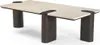 Couchtisch Maeve Marmor Beige / Mangoholz Braun Produktbild-Vorschau 1