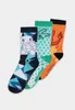 Difuzed Pokemon Crew Socken  EU 43-46  EU 43-46 Produktbild-Vorschau 1