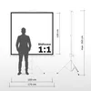 ESMART Economy EXS Stativ-Leinwand 160 x 160 cm (89") | Produktbild-Vorschau 2