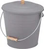 relaxdays Grauer Ascheeimer mit Deckel 12l Produktbild-Vorschau 9