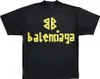 Balenciaga Tape Optik T Shirt Schwarz Uni Produktbild-Vorschau 2