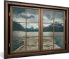 MuchoWow® MuchoWow® Gerahmtes Poster Aussicht - Wasser - Produktbild-Vorschau 1