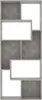 Libreria grigio cemento 67x24x161 cm Materiale a base di Anteprima dell’immagine prodotto 14