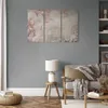 LUMASOUL Wandbilder 3er Set für Wohnzimmer Blumen 26 120x80 Produktbild-Vorschau 2