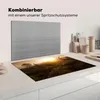 KitchenYeah© Herdabdeckplatte Hirsche - Nebel - Produktbild-Vorschau 3
