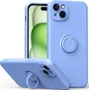 iPhone 15 Handyhülle, Ring Halter Ständer Kratzfeste Weiche Produktbild-Vorschau 1