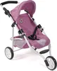 A pink doll stroller on a white background. Produktbild-Vorschau