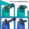 Trinkflasche 750ml Sport Flasche Wasser BPA frei Produktbild-Vorschau 3
