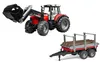 Bruder Massey Ferguson 7480 z przyczepą do transportu Podgląd zdjęcia produktu 14