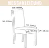 Stuhlhussen Stretch 4er Set Abnehmbarer waschbarer Produktbild-Vorschau 2