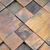 Metall Kupfer Mosaikfliesen Myron Kombi 3D Produktbild-Vorschau 2