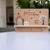 UNUS Schlüsselhalter aus Holz Wanddeko, Produktbild-Vorschau 3