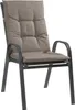 A studio shot of a single chair with a taupe cushion. Produktbild-Vorschau