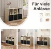 WOLTU Bücherregal aus Vliesstoff, mit 6 Fächern,  80x60x30 Produktbild-Vorschau 9