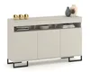 Große Kommode Fernsehschrank LUNA 3D Kaschmir/Kaschmir Produktbild-Vorschau 1
