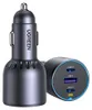 Ugreen 75W 3-Port Fast Car Charg gray, Auto, Zapaľovač, Náhľad obrázku produktu 1