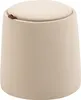 HOMCOM 2-in-1 Ottoman Stool Poggiapiedi rotondo con spazio Anteprima dell’immagine prodotto 1