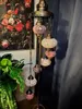 Magnifique lampadaire turc violet, fuchsia et rose avec 7 Voir les images du produit 1