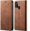 Galaxy A21S Hülle, LaimTop Denim Leder Brieftasche Produktbild-Vorschau 1
