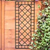 Dekoracja ścienna, metalowa krata, czarna, wys. 114 cm, Podgląd zdjęcia produktu 2