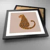 Gerahmtes Poster - Schwarzer Rahmen - Panther Grafik Produktbild-Vorschau 3