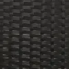 A close-up view of a black woven rattan texture. Podgląd zdjęcia produktu