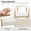 okwish 2 ks jídelní židle, čalouněné, plyšový potah a Náhled obrázku produktu 5
