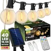 LUMILED Solar Lichterkette für Außen 19,55M G40 40x LED + 2 Produktbild-Vorschau 2