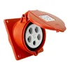 CEE Einbausteckdose schräg 400V 32A 5P 83x90 mm 7061 Produktbild-Vorschau 5