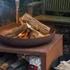 Esschert Feuerschale mit Holzlagerung 80 cm Rust Produktbild-Vorschau 2