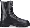 A black leather lace-up boot shown from the side. Produktbild-Vorschau