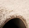 Luxus Hochflor Langflor Teppich Milano Beige Rund, Produktbild-Vorschau 3