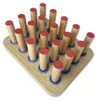 Ergotherapie Steckbrett Holz, Finger Trainingsbrett mit 20 Produktbild-Vorschau 1