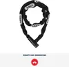 Antivol à chaîne ABUS Steel-O-Chain 5805K - Antivol vélo en Voir les images du produit 7