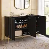 Merax Sideboard mit 3 Türen und verstellbare Böden, Produktbild-Vorschau 5