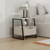 DECORTIE Pal Modern Nachttisch Sandstein Mehrzweck , 45 x Produktbild-Vorschau 2