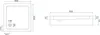 Cabine Doccia Rea City Brush Gold 90X90 Anteprima dell’immagine prodotto 7