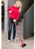 Vileda Profiled 2in1 Broom – Red – Indoor Use – Hard Produktbild-Vorschau 6