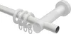 Interdeco Gardinenstange / Vorhangstange Weiß / Buche Produktbild-Vorschau 3