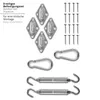 Set de fixation LUMALAND - Set de fixation pour voile Voir les images du produit 1