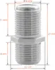 F-Verbinder Sat Buchse Antennen Kabel Verlängerung  4x Produktbild-Vorschau 6