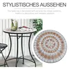 Outsunny Gartentisch Mosaiktisch Balkontisch Beistelltisch Produktbild-Vorschau 5