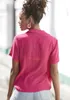 VIVANCE Kurzarmbluse pink Größe 36 Produktbild-Vorschau 4