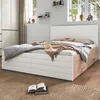 Merax Doppelbett Holzbett 140x200 cm mit 2 Schubladen, Produktbild-Vorschau 5