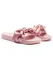 Klapki Puma Fenty Bow Slide w kolorze srebrnym i różowym - Podgląd zdjęcia produktu 3
