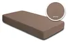 2 Spannbettlaken Bettlaken taupe braun nougat 180x200 cm - Produktbild-Vorschau 2