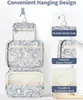 Trousse de toilette femme Suspendue Feuille Bleue Voir les images du produit 4