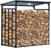 Metall Kaminholzregal Außen 185 x 100 x 185 cm, Basic - 30 Produktbild-Vorschau 1