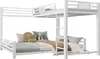Merax Etagenbett 90x200cm, über 140x200cm, L-förmiges Produktbild-Vorschau 6