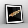 Gerahmtes Poster - Schwarzer Rahmen - Golden Feder Schwarz Produktbild-Vorschau 8
